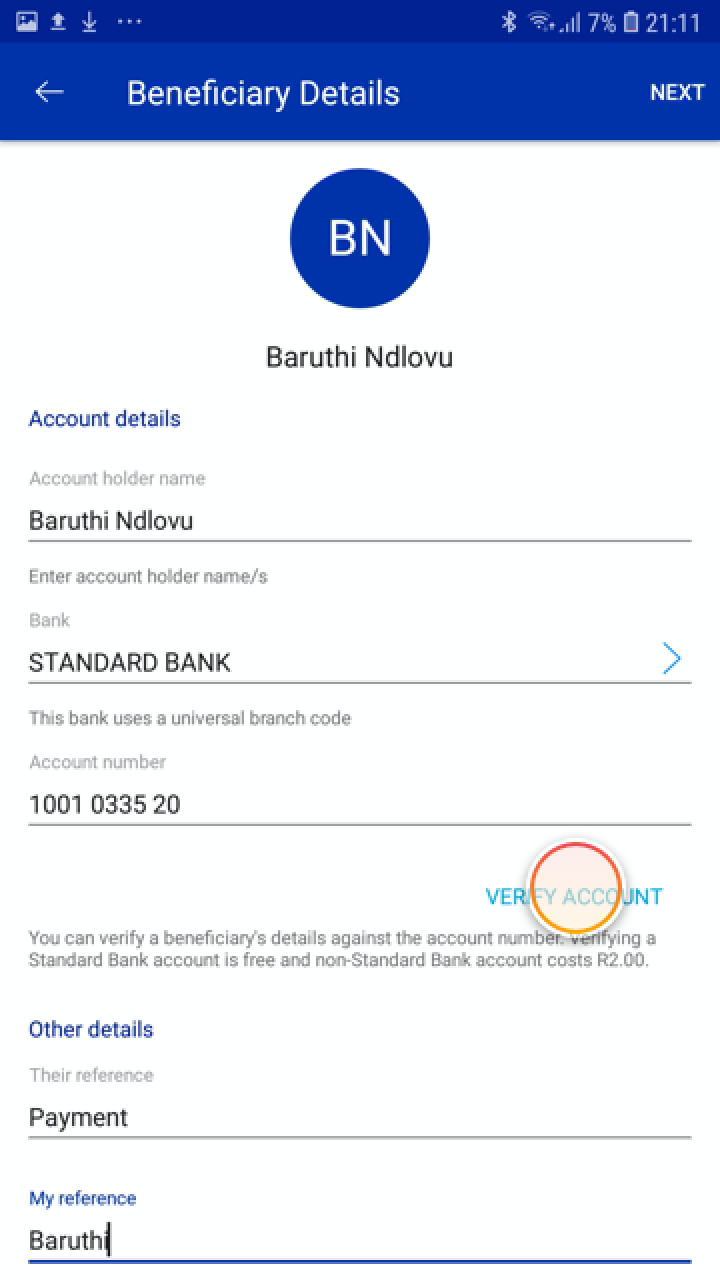 How To Give Someone Bank Account Details Login Pages Info