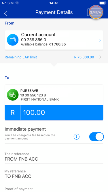 immediate pay app